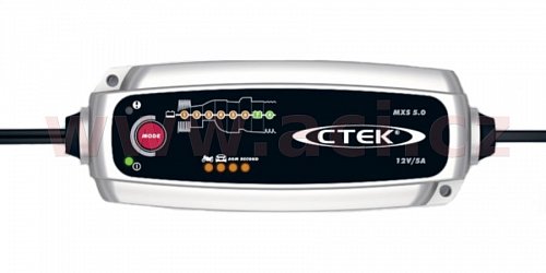 nabíječka CTEK MXS 5.0 NEW 12V, 0.8/5A s teplotním čidlem
